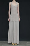 SWAYING/KNIT seamless halter neck long skirt SW24SS2L17 almond color PS68